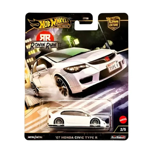 Hot Wheels Premium Car Culture Ronin Run Ii 07 Honda Civic Type R  2/5