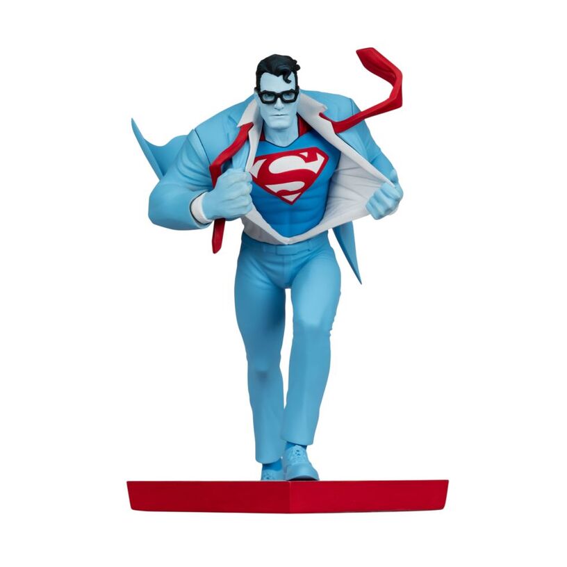 Dc Comics – Superman Red & Blue By Clayton Henry Resin Statu...