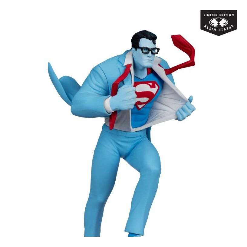 Dc Comics – Superman Red & Blue By Clayton Henry Resin Statu...