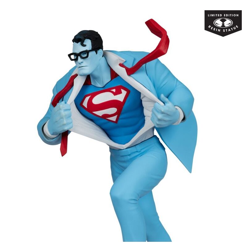 Dc Comics – Superman Red & Blue By Clayton Henry Resin Statu...