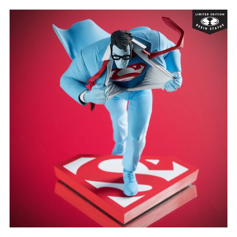 Dc Comics – Superman Red & Blue By Clayton Henry Resin Statu...