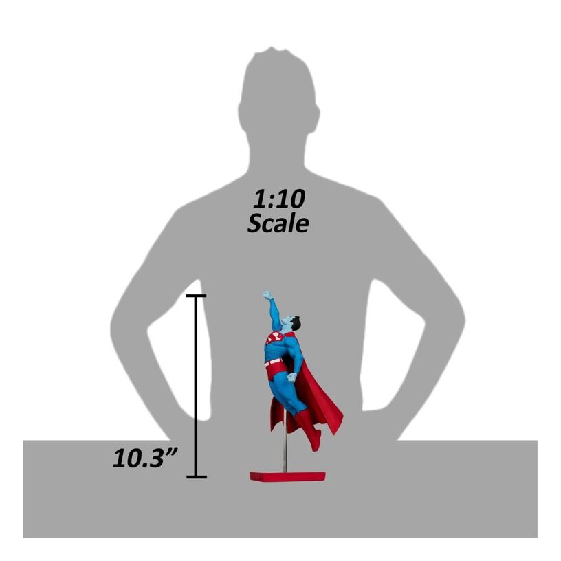 Dc Comics – Superman Red & Blue By Gary Frank Resin Statue