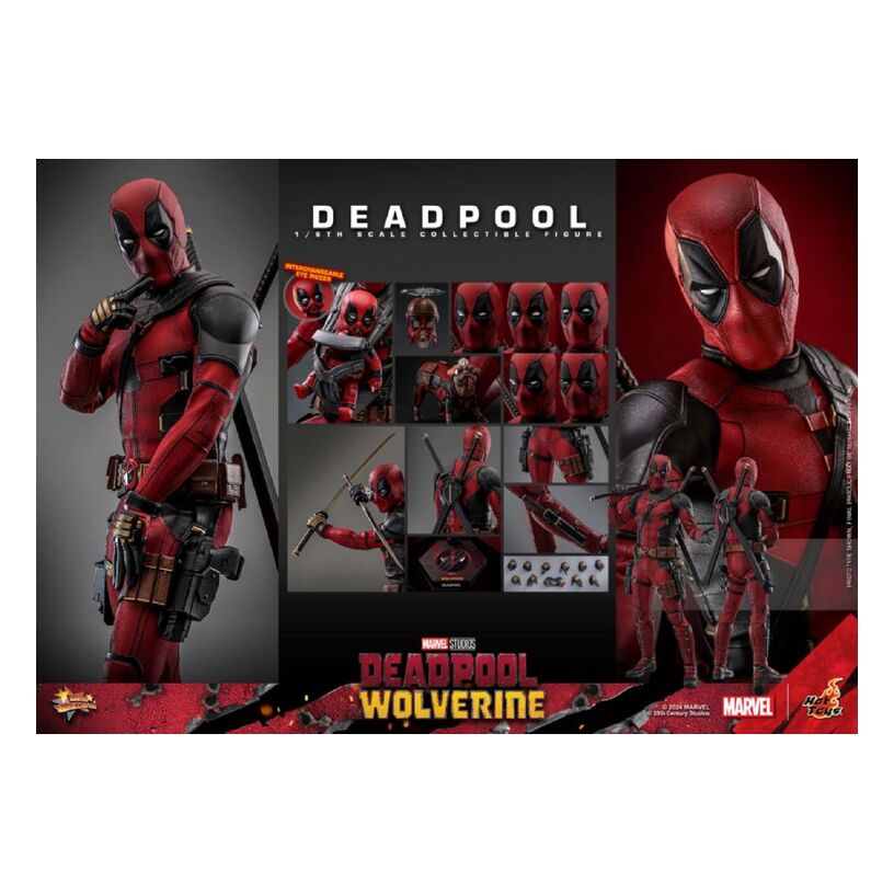 Deadpool & Wolverine – Deadpool 1:6 Scale Collectable Action...