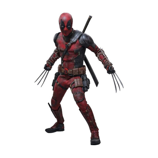 Deadpool & Wolverine – Deadpool (Battling Version) 1:6 Scale Collectable Fig