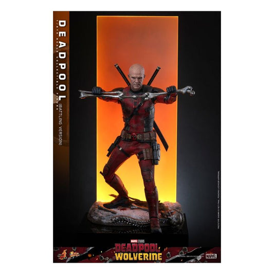 Deadpool & Wolverine – Deadpool (Battling Version) 1:6 Scale Collectable Fig