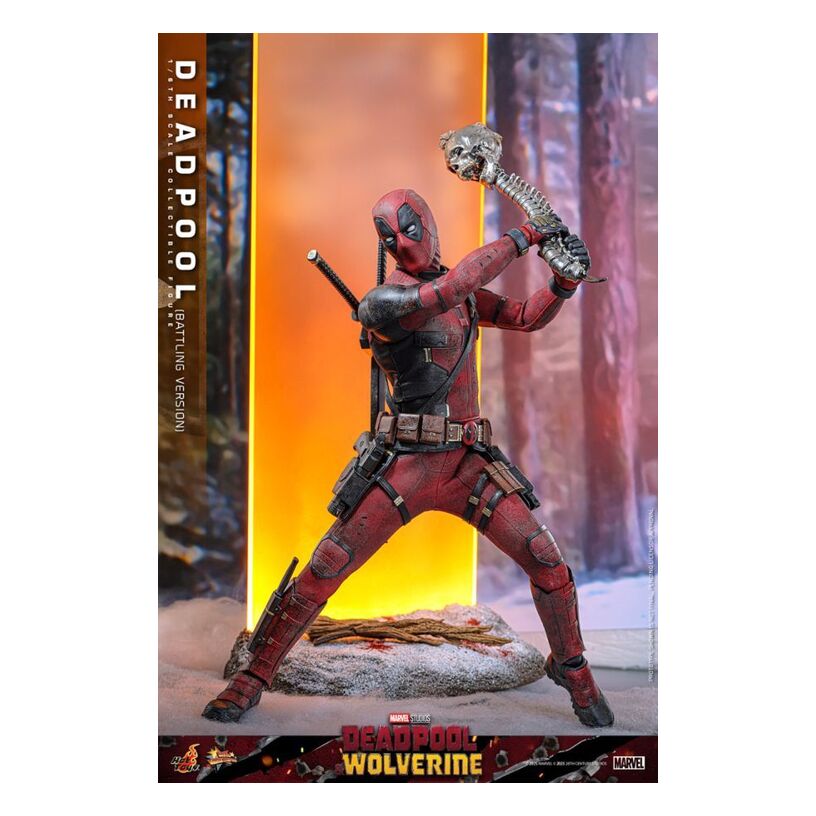 Deadpool & Wolverine – Deadpool (Battling Version) 1:6 Scale Collectable Fig