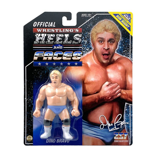 Dino Bravo Wrestling Heels & Faces 4.5-Inch Action Figure