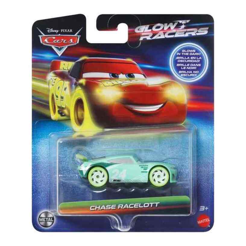 Disney Cars Chase Racelott Glow In The Dark Vehicle