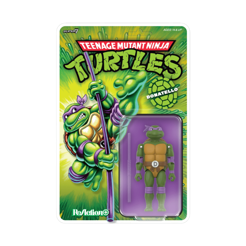 Donatello Teenage Mutant Ninja Turtles Reaction+ Figure