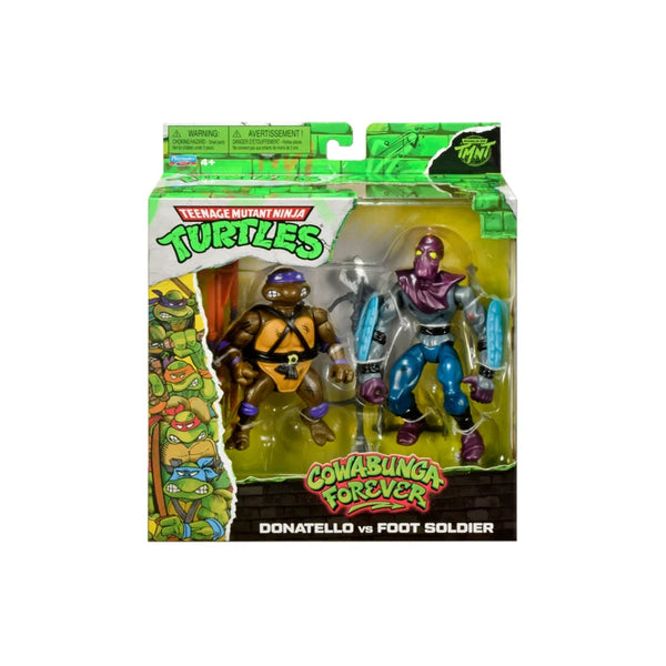 Donatello Vs. Foot Soldier 2-Pack Tmnt Cowabunga Forever