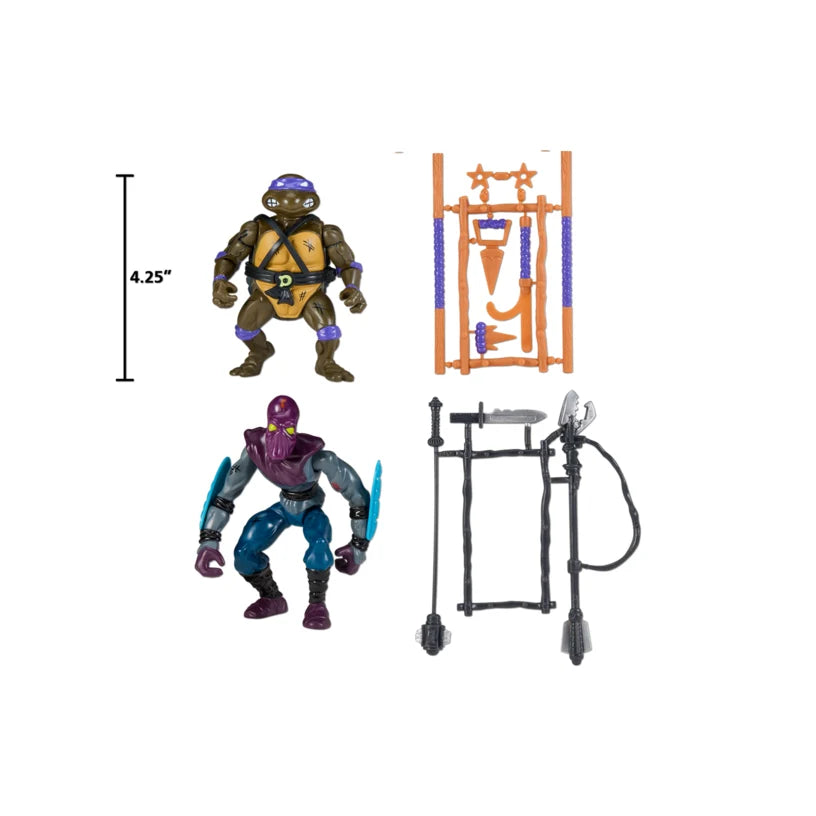 Donatello Vs. Foot Soldier 2-Pack Tmnt Cowabunga Forever