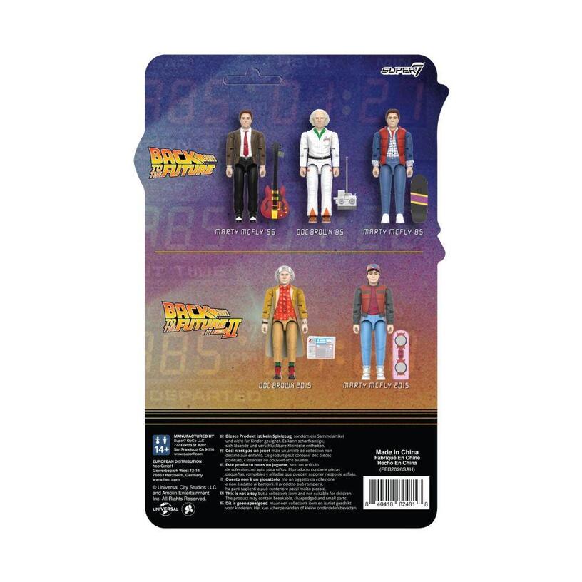 Dr. Emmett Brown (Future) Back To The Future Reaction+ Figure
