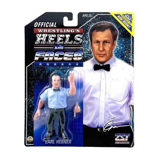 Earl Hebner Wrestling Heels & Faces 4.5-Inch Action Figure