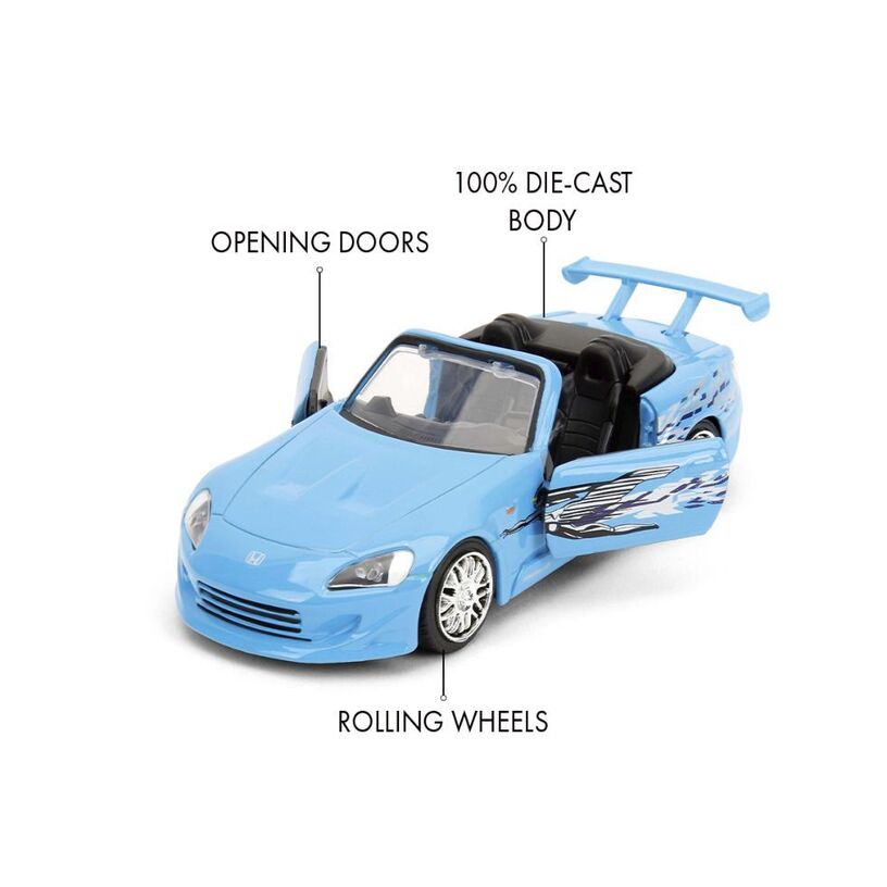 Fast & Furious – 2001 Honda S2000 1:32 Scale Diecast Vehicle...