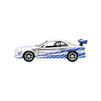 Fast & Furious – 2002 Nissan Skyline Gtr R34 Silver 1:32 Scale Hollywood Ride