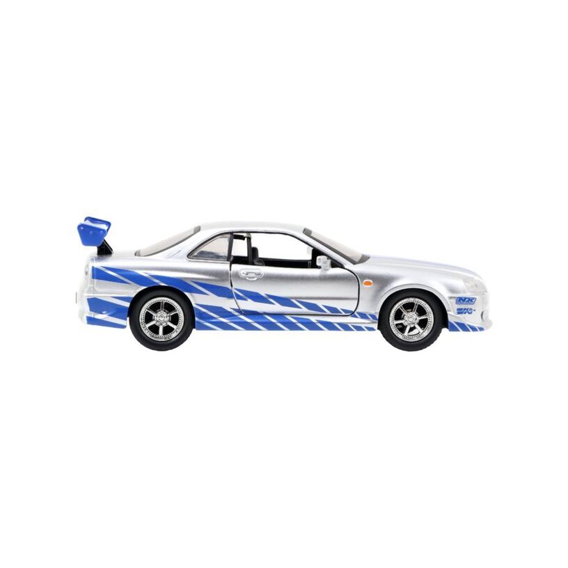 Fast & Furious – 2002 Nissan Skyline Gtr R34 Silver 1:32 Scale Hollywood Ride