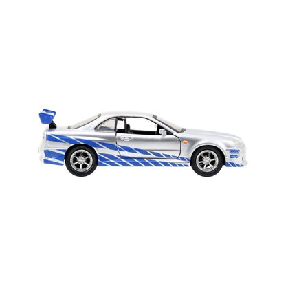 Fast & Furious – 2002 Nissan Skyline Gtr R34 Silver 1:32 Scale Hollywood Ride