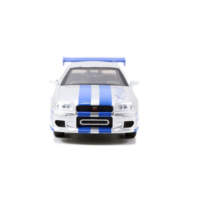 Fast & Furious – 2002 Nissan Skyline Gtr R34 Silver 1:32 Scale Hollywood Ride