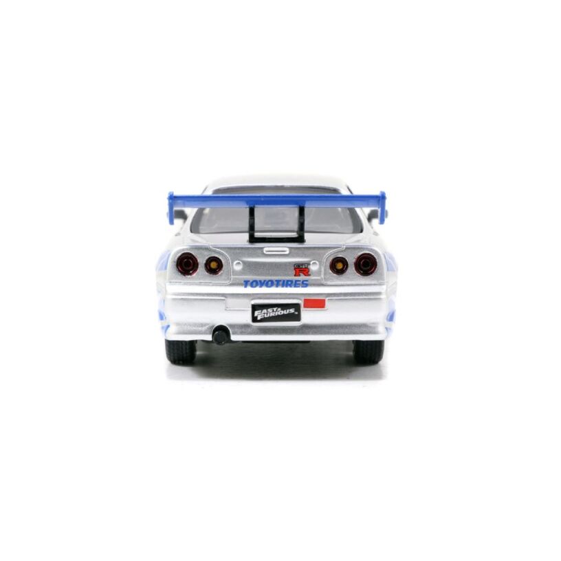 Fast & Furious – 2002 Nissan Skyline Gtr R34 Silver 1:32 Scale Hollywood Ride