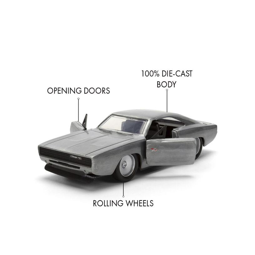 Fast & Furious – Dom’S Dodge Charger (Bare Metal) 1:32 Scale...