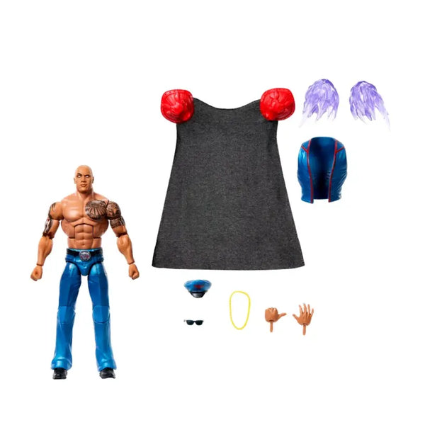 Final Boss The Rock As M. Bison P2 Wwe X Street Fighter Elite Series 4