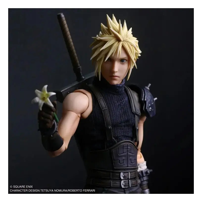 Final Fantasy Vii Rebirth Cloud Strife Play Arts Shin Figure