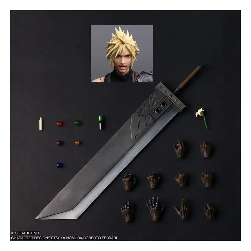 Final Fantasy Vii Rebirth Cloud Strife Play Arts Shin Figure