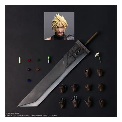 Final Fantasy Vii Rebirth Cloud Strife Play Arts Shin Figure