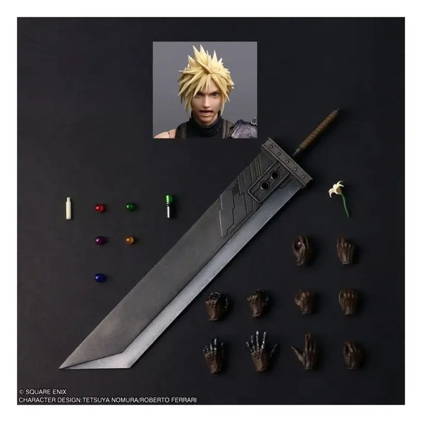 Final Fantasy Vii Rebirth Cloud Strife Play Arts Shin Figure