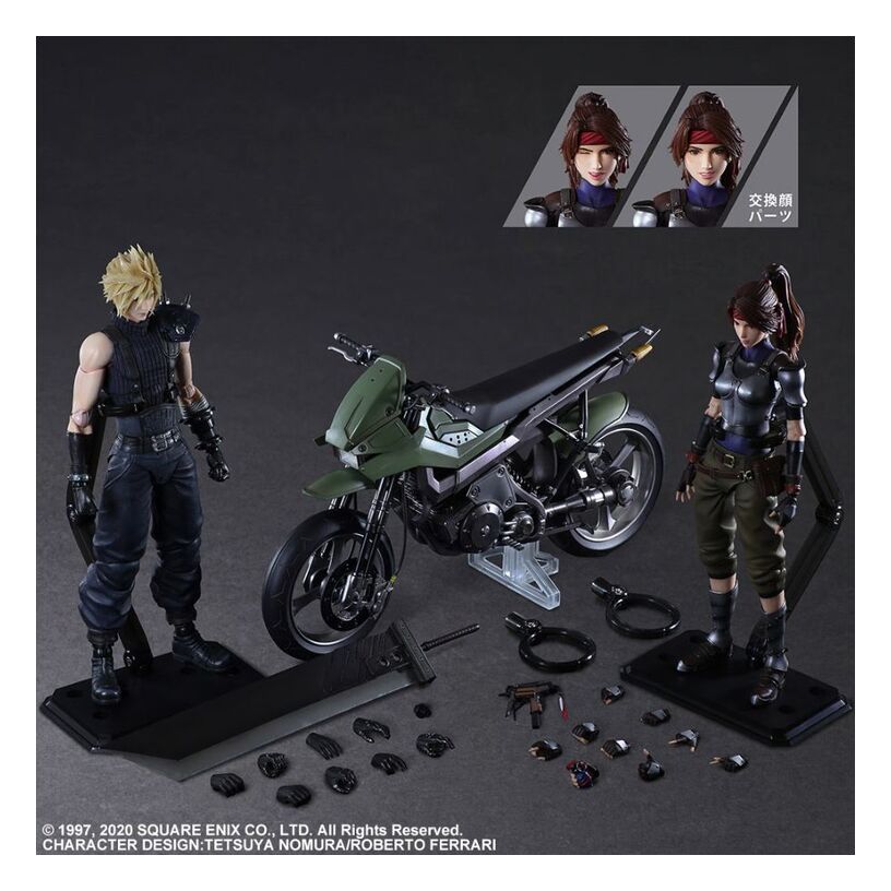 Final Fantasy Vii – Jessie, Cloud & Motorcycle Play Arts