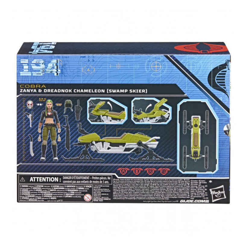 G.I. Joe Classified #194, Zanya And Dreadnok Chameleon (Swamp Skier) Vehicle