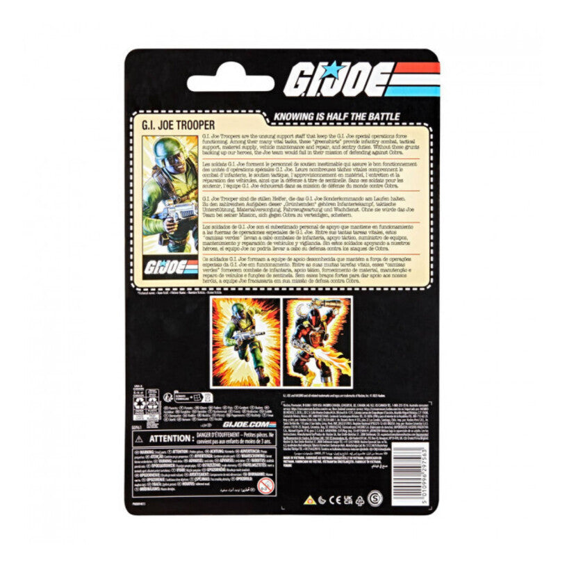 G.I. Joe Classified Series Retro Cardback G.I. Joe Trooper (Wsl)