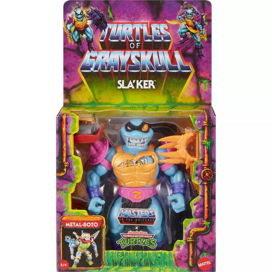 MOTU X TMNT Origins Slaker Turtles of Grayskull