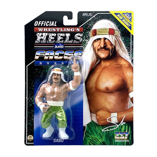 Green Pants Sabu Wrestling Heels & Faces 4.5-Inch Action Figure
