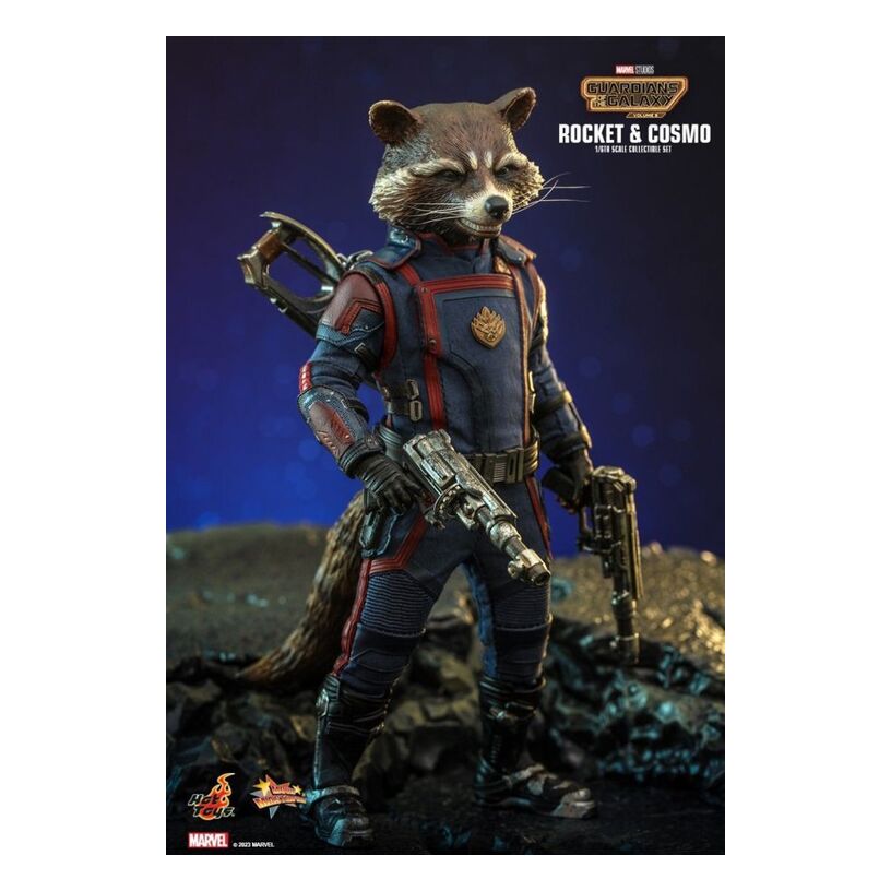 Guardians Of The Galaxy Vol 3 – Rocket And Cosmo 1:6 Scale Collectable