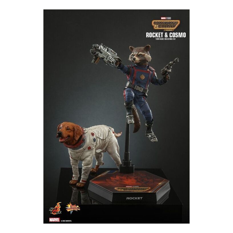 Guardians Of The Galaxy Vol 3 – Rocket And Cosmo 1:6 Scale Collectable