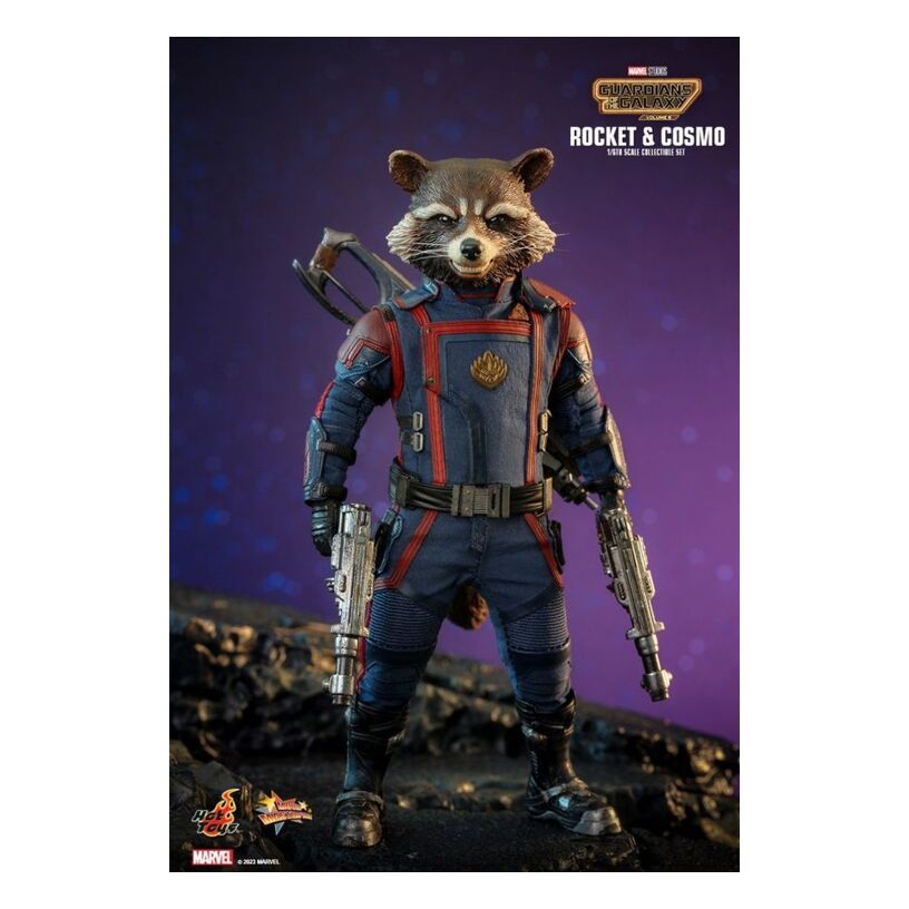 Guardians Of The Galaxy Vol 3 – Rocket And Cosmo 1:6 Scale Collectable