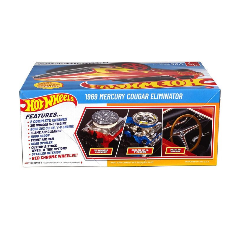 Hot Wheels 1969 Mercury Cougar Eliminator 1:25 Scale Model Kit