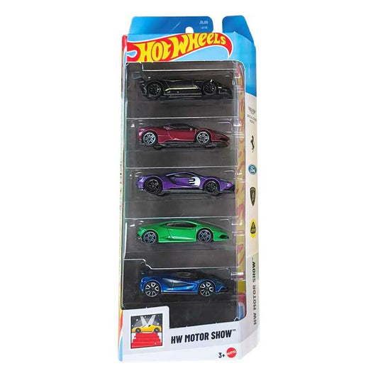 Hot Wheels Motor Show 5 Pack Jbj89