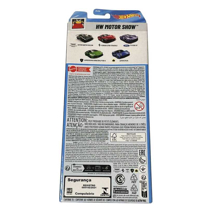 Hot Wheels Motor Show 5 Pack Jbj89