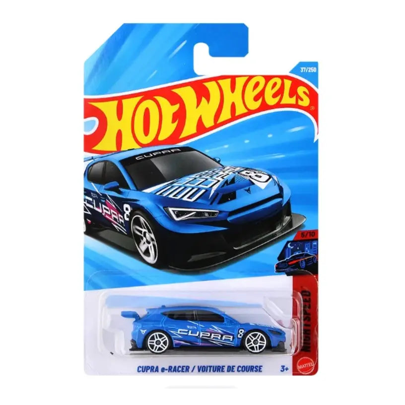 Hot Wheels 2026 Cupra E-Racer Blue – Nightspeed 5/10 #37/250 Jjl50
