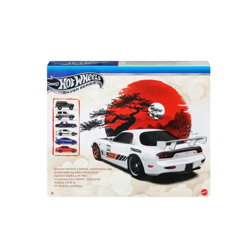 Hot Wheels 2026 Silver Series Japanese 6 Pack