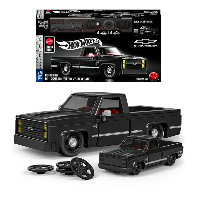 Hot Wheels '83 Chevy Silverado Brick Shop Kit By Mattel