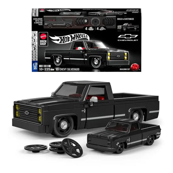 Hot Wheels '83 Chevy Silverado Brick Shop Kit By Mattel