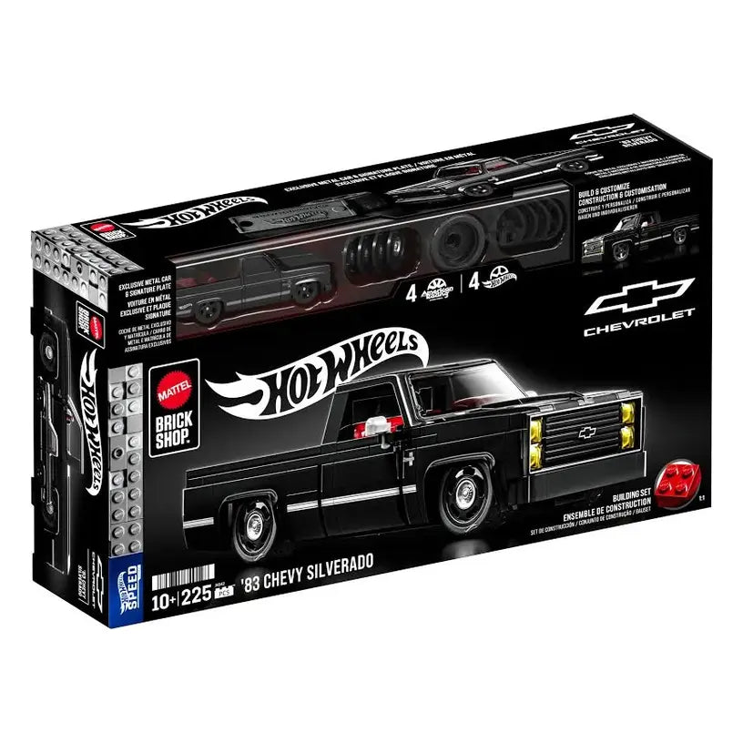 Hot Wheels '83 Chevy Silverado Brick Shop Kit By Mattel
