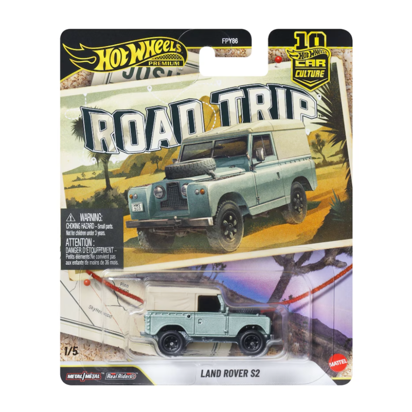 Hot Wheels Premium Car Culture Road Trip Land Rover S2 Diecast Vehicle