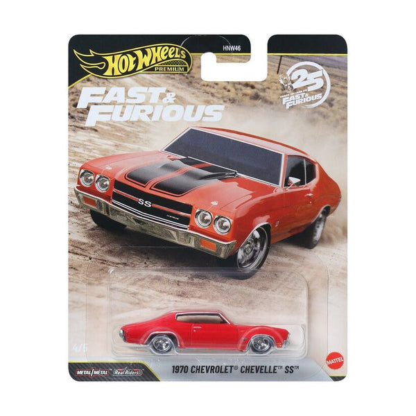 Hot Wheels Premium Fast And Furious 25 Years 1970 Chevrolet Chevelle Ss Hnw46