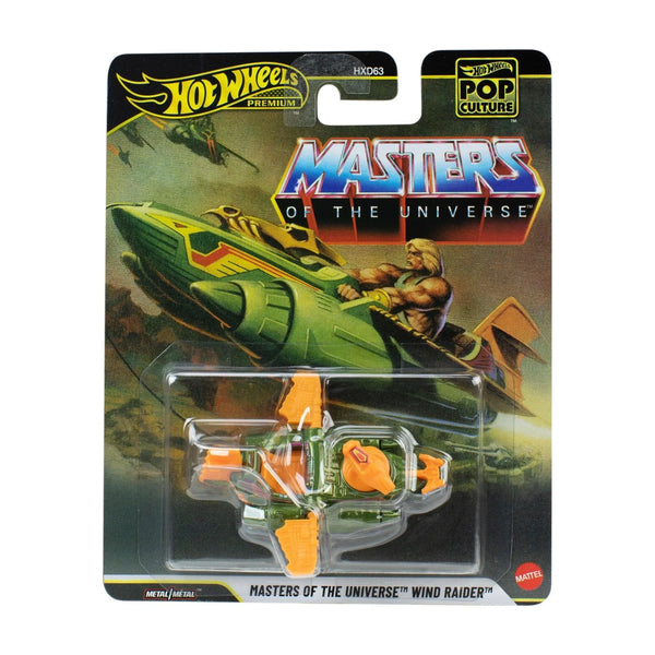 Wind Raider - Masters of the Universe Hot Wheels Premium Pop Culture 1:64 - Full front carded packaging