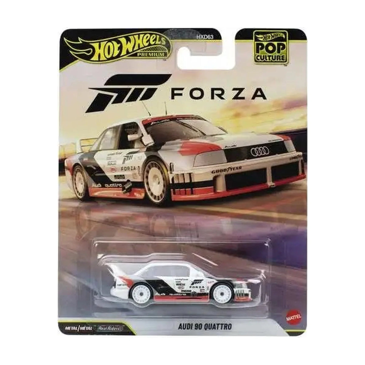 Audi 90 Quattro Forza - Hot Wheels Premium Pop Culture 1:64 - Complete Forza front packaging