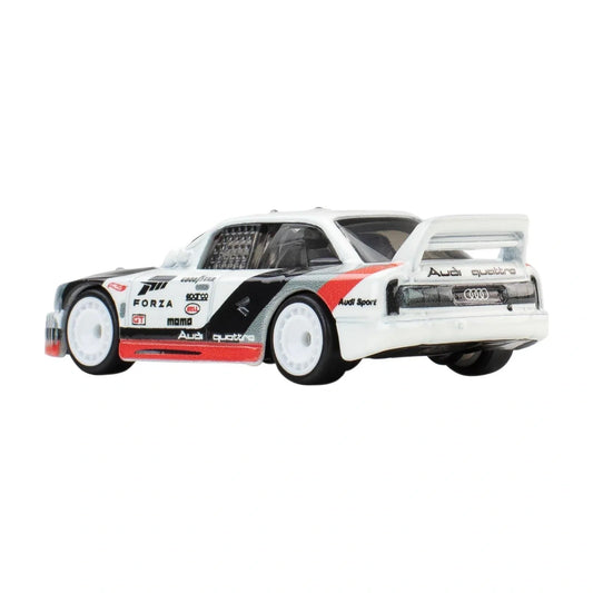 Audi 90 Quattro Forza - Hot Wheels Premium Pop Culture 1:64 - Complete unboxed Audi 90 Quattro, rear three-quarter view